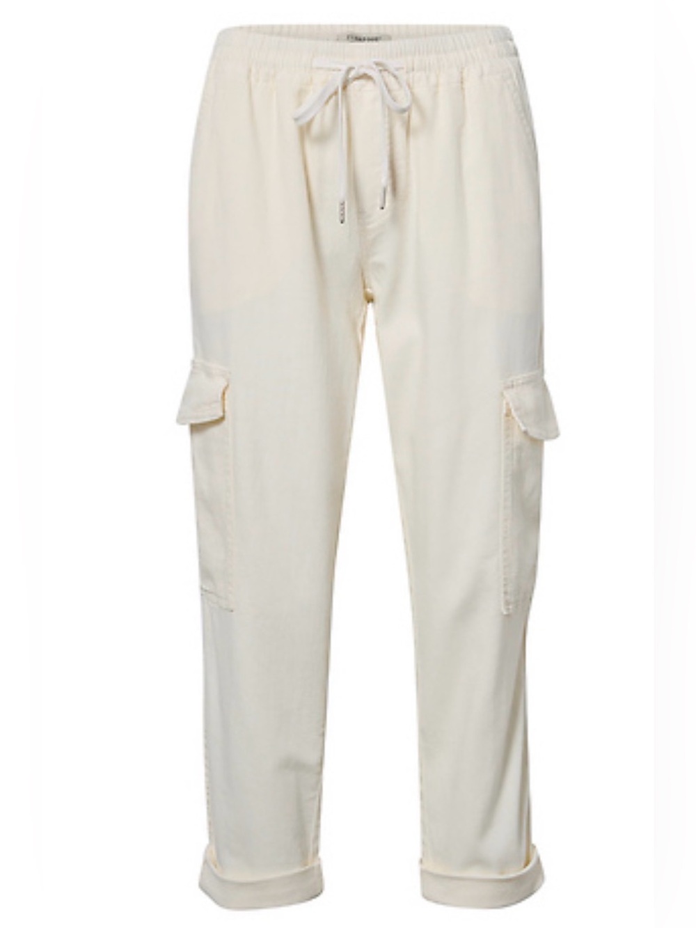 Liverpool Los Angeles Ivory Cargo Jogger Pants Size 8/29
